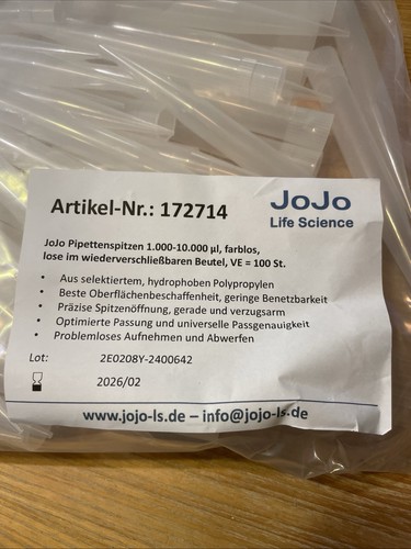 Jojo pipet tips ml 100 - tips,