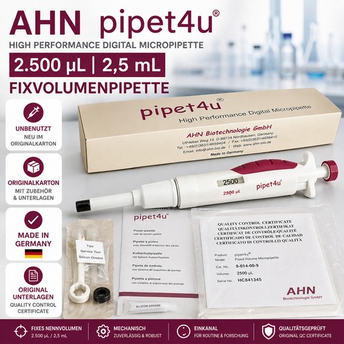 Ahn pipet4u fixvolumenpipette - ahn,